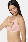 Amante Double Layered Non Wired Full Maternity / Nursing Bra - Blush Pink — thumbnail 3